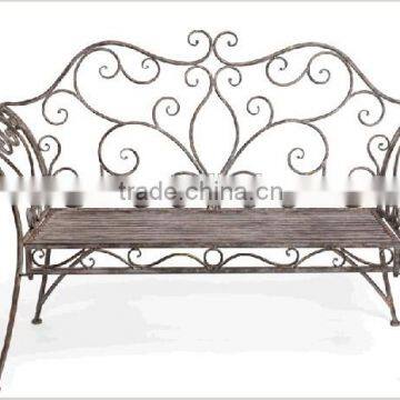 Wholesale antique wrought iron garden chairs