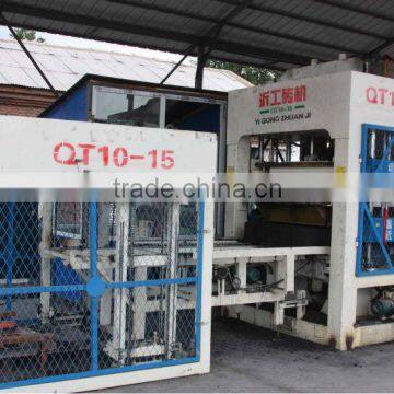 QT10-15 cement block making machine