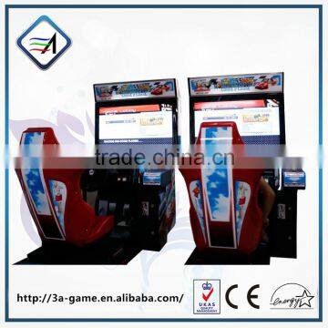 2016 42'' LCD Outrun Double Player Arcade Games Car Race Game Diving Video For Entertainment