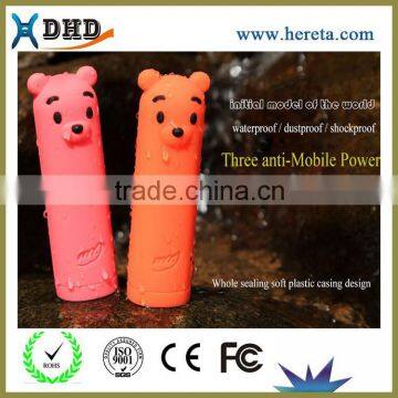 2015 New Shenzhen Pooh Bear Power Bank Waterproof Cartoon