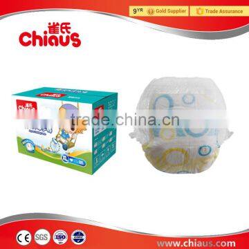 Soft baby trainning pants diapers producer in China