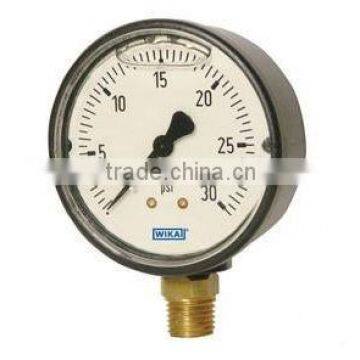 LGSY YTH-100/YTHN-100 Stainless steel pressure gauge with inside bayonet ring