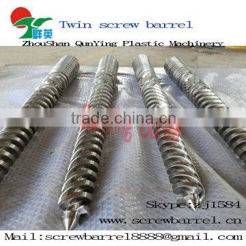 Twin coinical screw barrel foam board screw for extruder machinery xps foam board production line