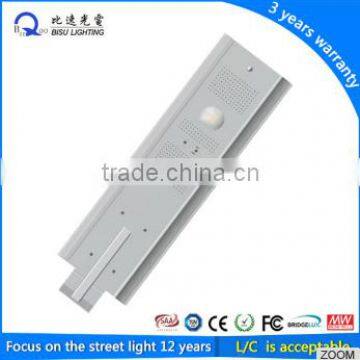 All in one solar LED street light 30W with sensor