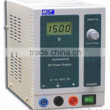 SPN15-1C - laboratory dc power supply +/- 15v dc 1a/student power supply/school student power supply