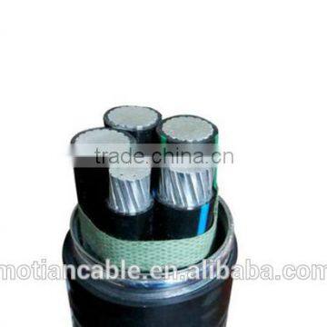 Al alloy conductor XLPE insulated and aluminum alloy strip armored flame retardant ZR-YJLHV8(ZR-AC90) power cable