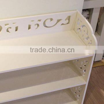 Office Furniture Spare Parts Pure White Durable Shoe Rack photo-5