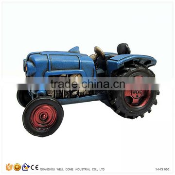 Polyresin Money Saving Box Farm Tractor Model