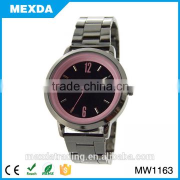 china high quality black dial metal men's watches curren