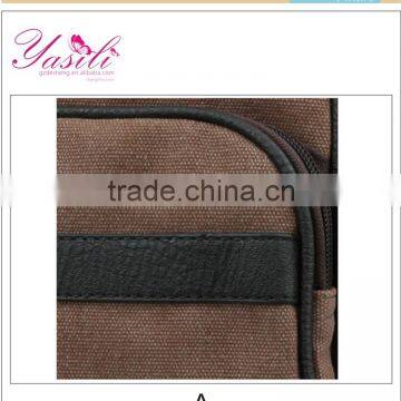 Hot Sale Durable Canvas Shoulder Bag Genuine Leather Messenger Bag Manufacturer in Guangzhou photo-6
