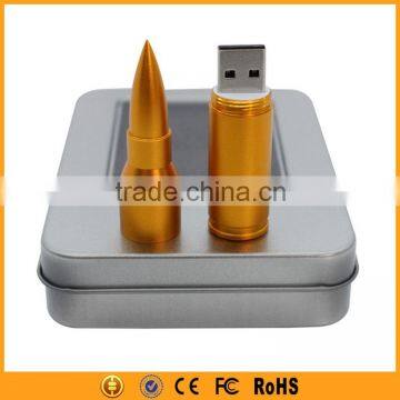 Alibaba Wholesale Bulk Cheap Bullet Shape Metal USB Flash