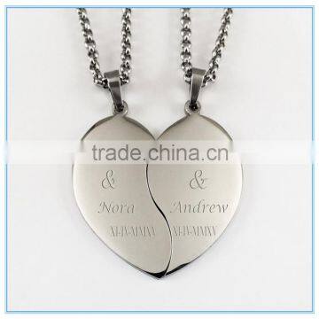 Top Grade Humanized Design Oem Broken Heart Pendant Jewelry                        
                                                Quality Choice