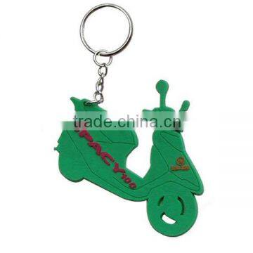 Lovely cellphone strap mobile phone ornaments with motor shaped pendant keychain