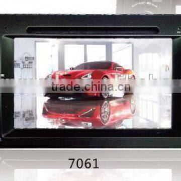 7" two din in-dash special car gps with TV, radio, 3G etc. functions and MTK3360 solution.