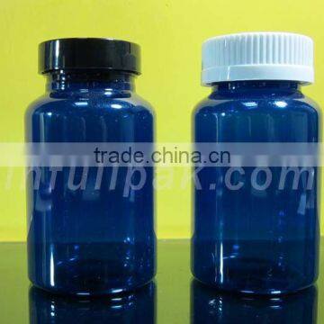 150ml Blue Capsule Bottle With Childproof cap