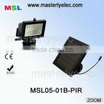 CE RoHS Approved Solar LED Flood Light PIR