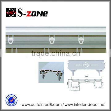 bay window vertical roller blind side curtain track, industrial rails, wall hanging track