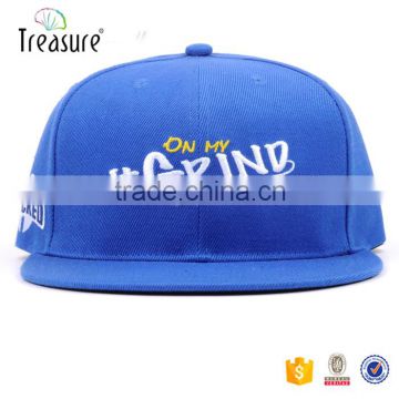 custom embroidery blue snapback cap blue snapbacks