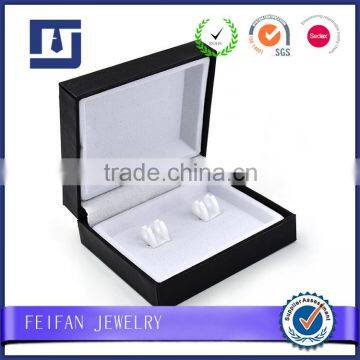 Special Export Trade PU Leather Men Cufflinks Box Jewelry Storage Box Quality Choice photo-2