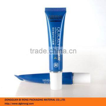 screen printing surface handing cosmetic tubes for eye cream