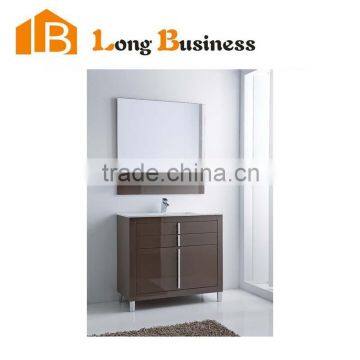 LB-JL2036 Chinese High End Gloss Painted Tall Modern Bathroom Vanity