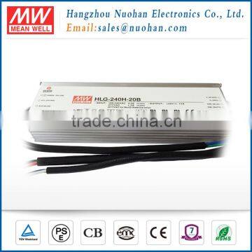 Meanwell HLG-240H-20 20v dc 240w led driver