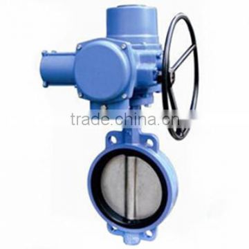 Worm gear ventilated butterfly valve