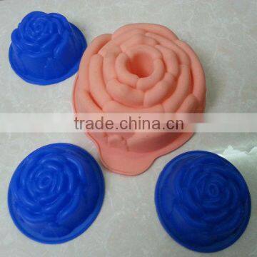 Heat food grade silicone flower stencil