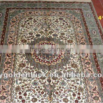 400L 4x6 persian handmade silk carpet online