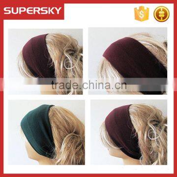 A-135 women sports hairband headwrap girl yoga sports headband sport yoga headband headwrap