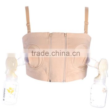 Ideal fashions Maternity bra Wholesale cultivate breast cover, pump nursing bra breast milk pump hands free breast bra good