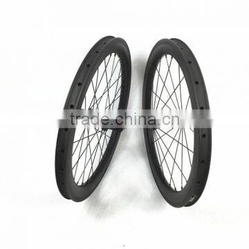 650C carbon clincher wheels 38mm x 25mm bicycle carbon wheelset for small bike with DT 350S hub