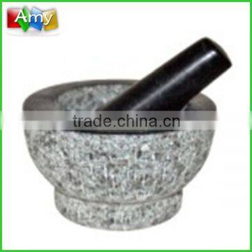 SW-G151 granite mortar and pestle for experiment