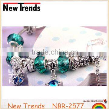 Fashion Nice Quality Wholesale Glass Beads Bracelet Charm Bracelet