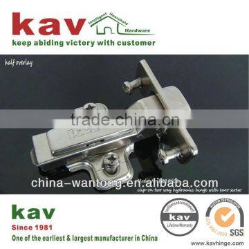 zinc alloy end two way shower door hinge for cabinet