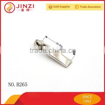 35mm Silver Metal Zipper Puller With Good Quality Quality Choice