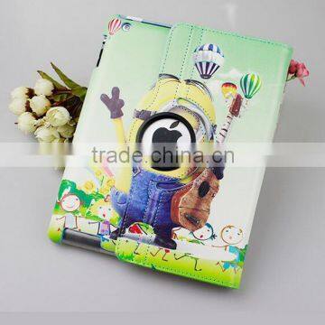 Cartoon Despicable Me Minions Rotation Case For IPad Air 2 IPad Air photo-4