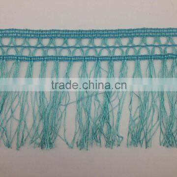 braid grass green sash trim top quality 100% polyester fringe tassel
