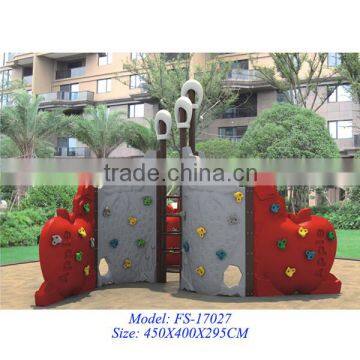 Plastic fruit-style outdoor climbing frames