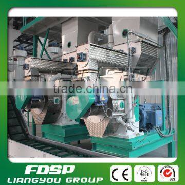 CE certified popular 1.5 ton per hour wood straw pellet machine