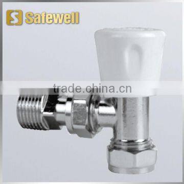 brass manual angle valve with plastic handle