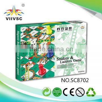 Hot promotion different types board game figurines China wholesale snakes&ladders