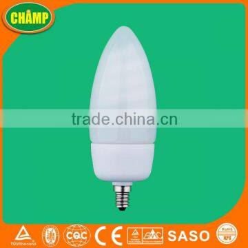 UL E12 wholesale 14W candle CFL lamp