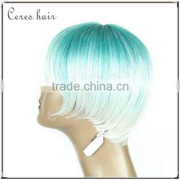 China Xuchang Ceres Company Top Quality Human Hair Indian Remy Virgin Hair Half Wig photo-4