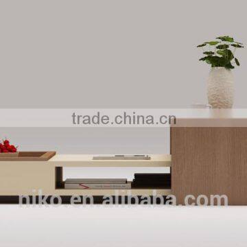 High quality Competitive price removeable tray solid wood Modern Coffee Table