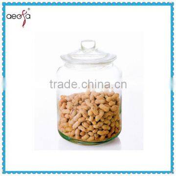 wholesale large glass storage container jars with lids