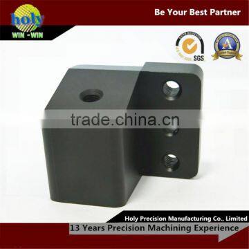 China Manufactory Precision CNC Machining parts, CNC Turning Machined Black Component