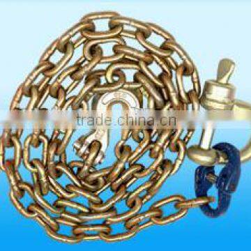 NACM90 drag chain with clevis/eye grab hook G43