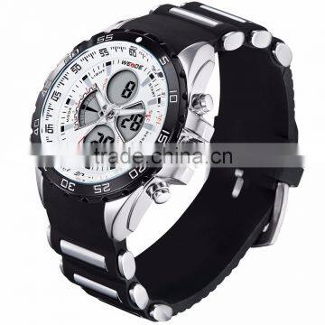 WEIDE New Waterproof Military Watch Fashion Watch Company Rubber Bracet Diver Waterproof LCD Silicone Watch Manufacture photo-5