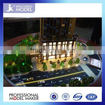 High quality model with cars ,human finguers,house for real estate